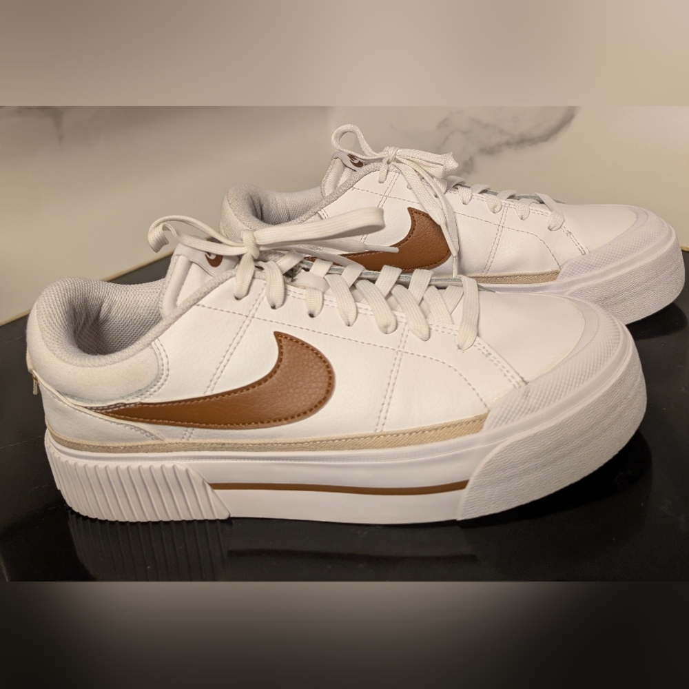 Nike Court Legacy Lift Platform Sneakers Size 8 MSRP $94.55 - Picture 4 of 10